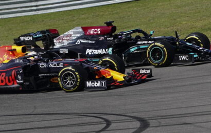 f 1 / G.P. Usa / Vince Verstappen davanti a Hamilton
