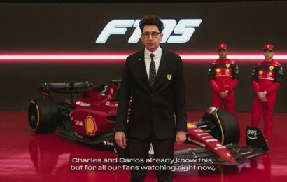 Svelata la Ferrari F1-75, Binotto “emozione e orgoglio”