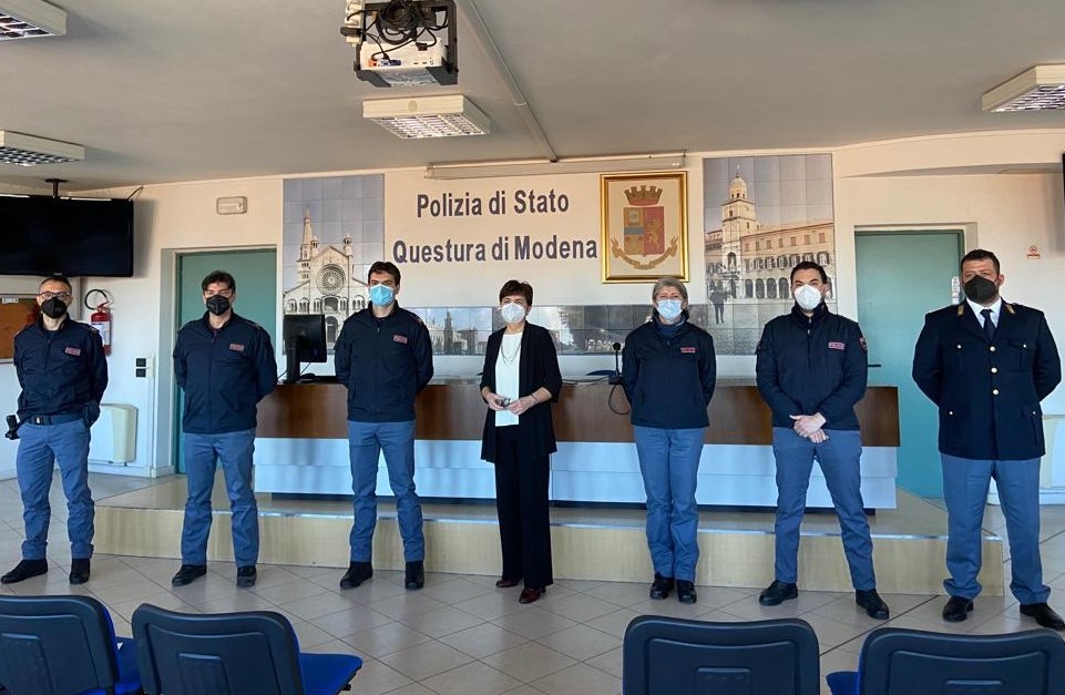  il Questore di Modena incontra gli Ispettori di Polizia neoassegnati, da oggi in servizio