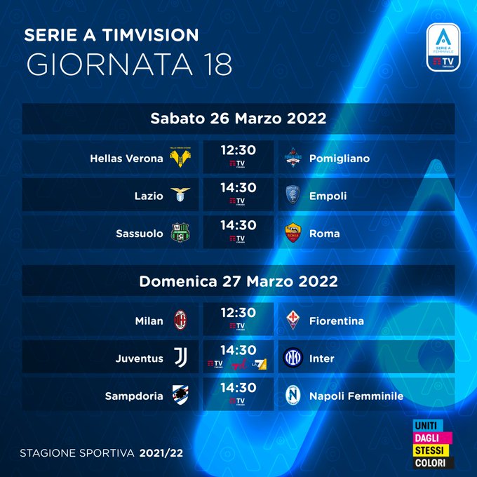  Serie A / Sassuolo femminile ospita la Roma e tenta l’aggancio