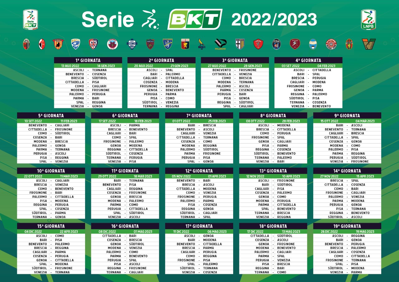  Serie B / Ecco il calendario della prossima stagione / Live / Il Modena esordisce  in casa con il Frosinone. Alla 2a si va a Cosenza