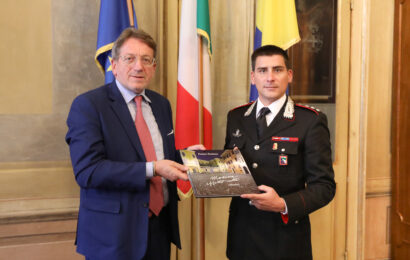 Il Sindaco saluta il nuovo comandante dei carabinieri