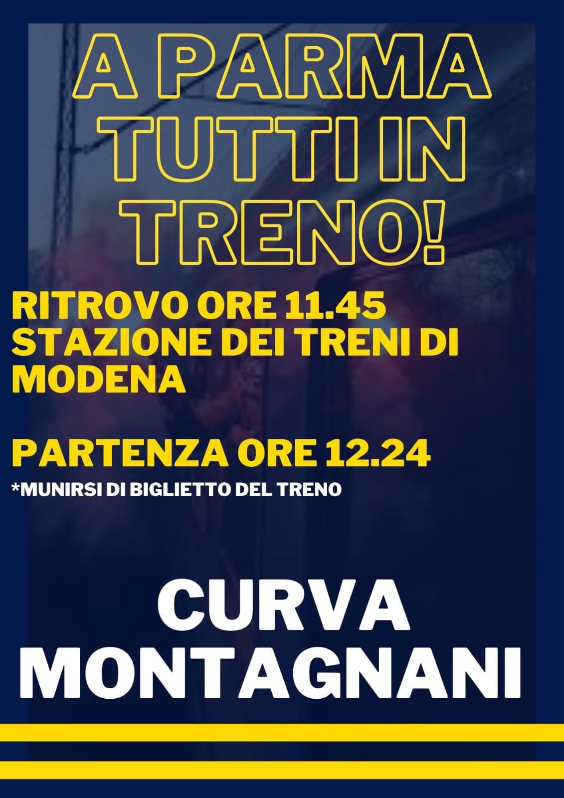  Esodo di tifosi del Modena a Parma: 1.768 sono i biglietti venduti