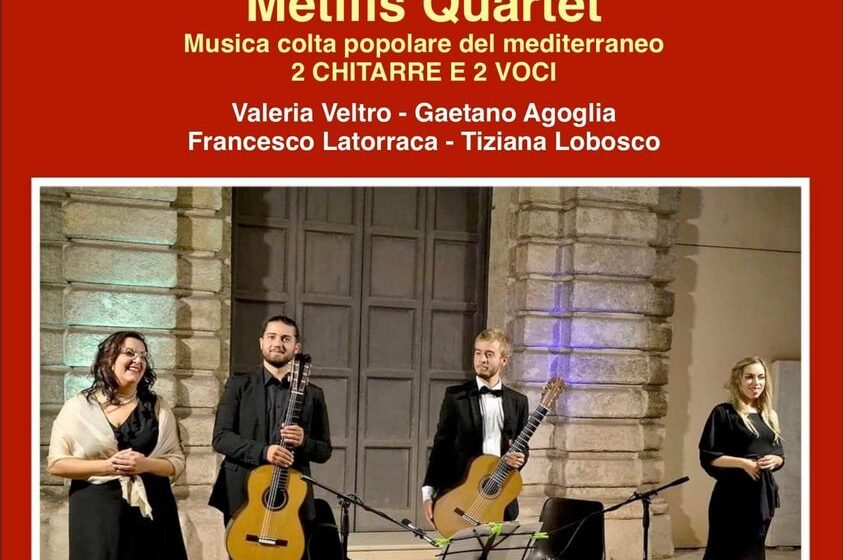 Quartetto Mefitis nel chiostro di S. Pietro