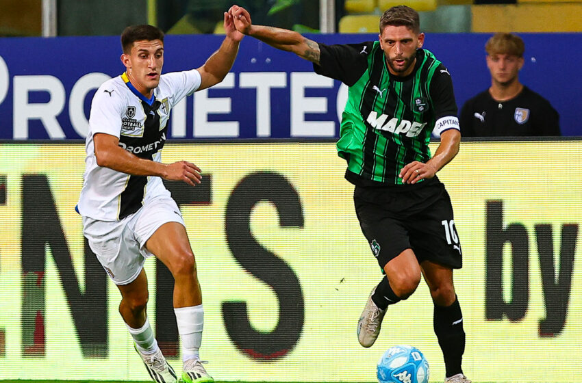  Il Sassuolo sconfitto 1-0 al Tardini dal Parma