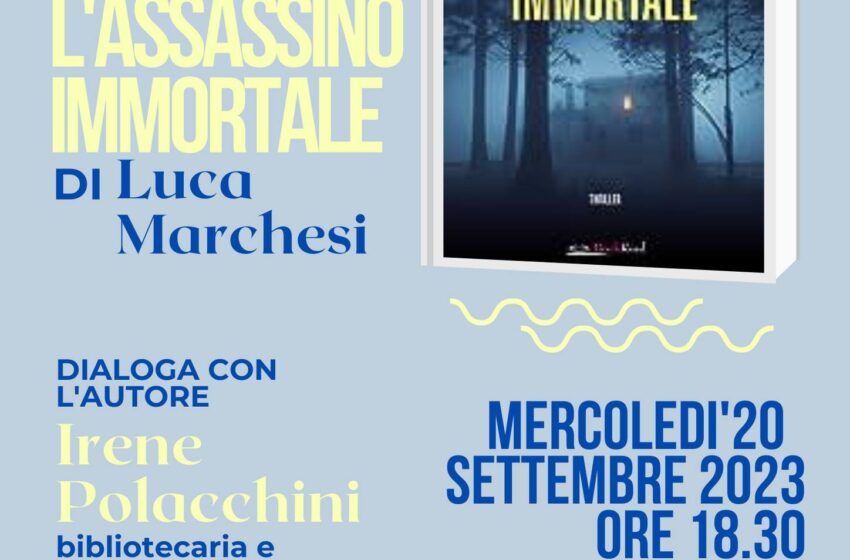  Cavezzo / Luca Marchesi presenta il suo nuovo romanzo