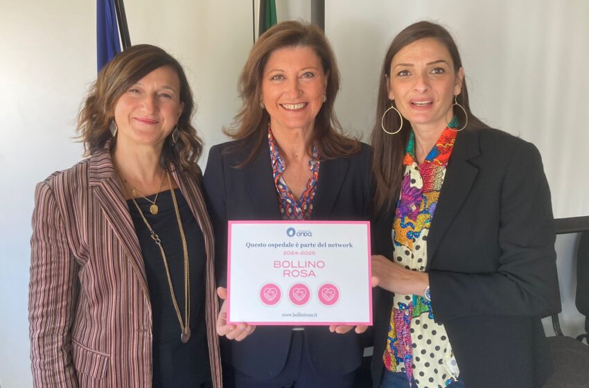  La Fondazione Rosa premia le 3 aziende Sanitarie con 11 bollini rosa