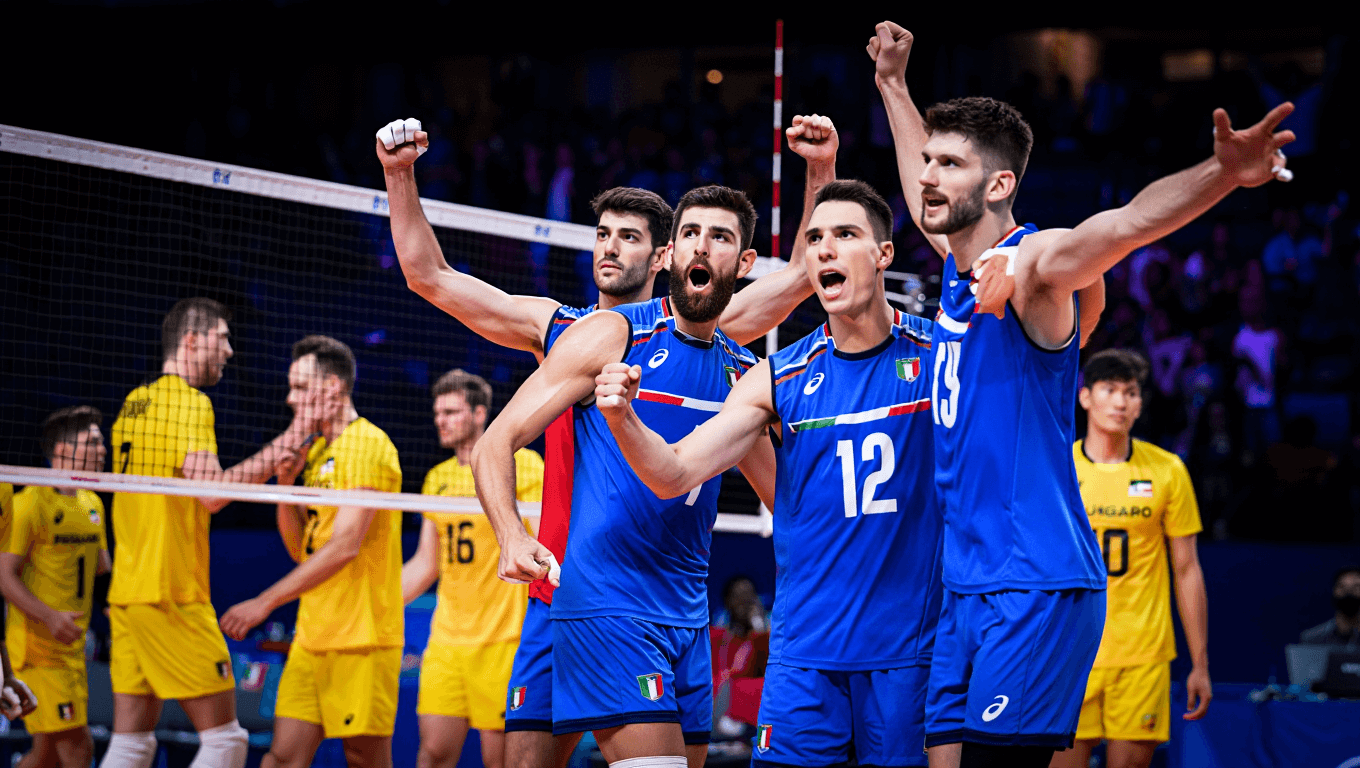 Dominant Italy Sweep Belgium to Reach World Championship Semifinals