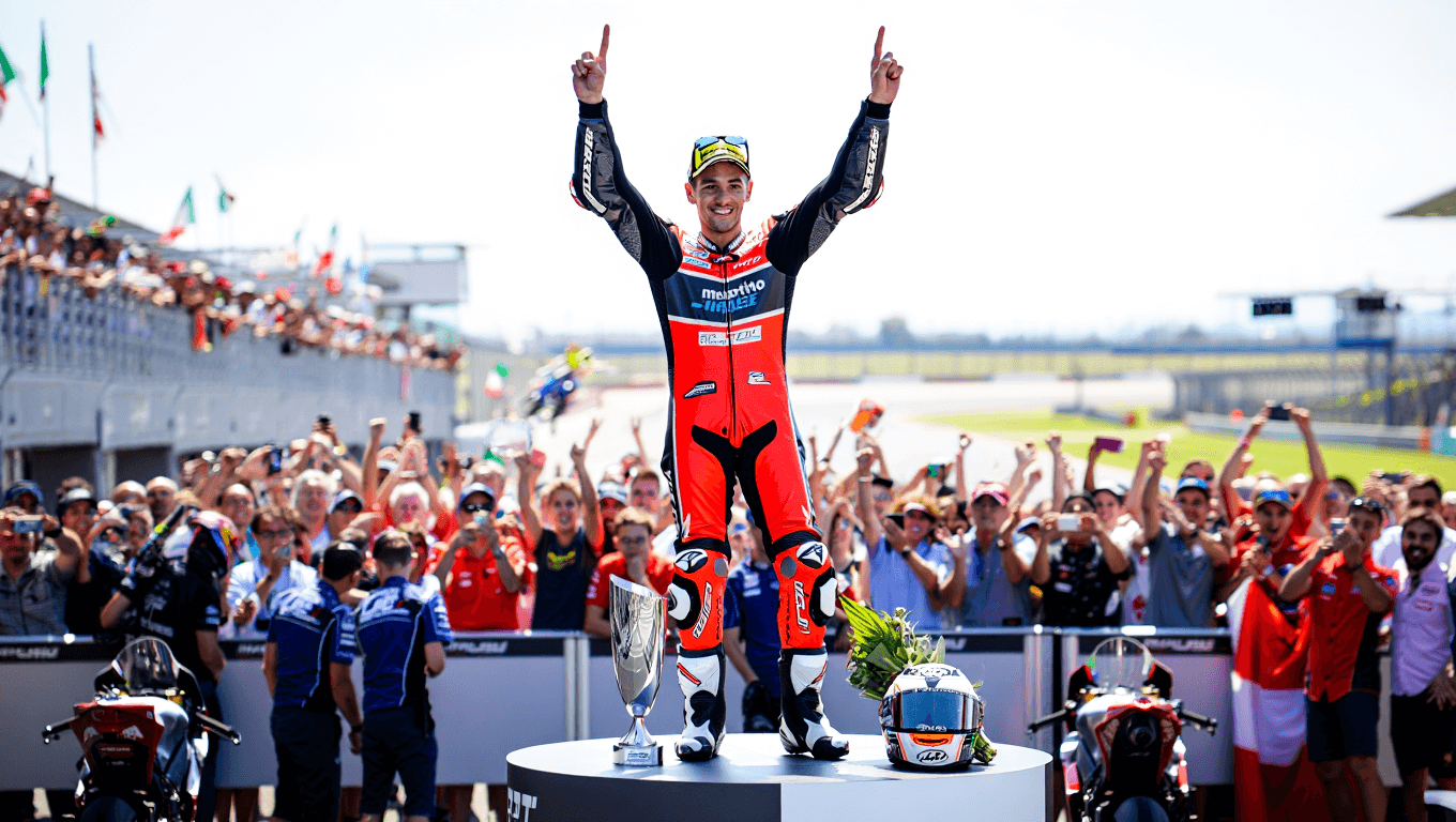 Vietti, vittoria magistrale a Misano davanti ai suoi tifosi