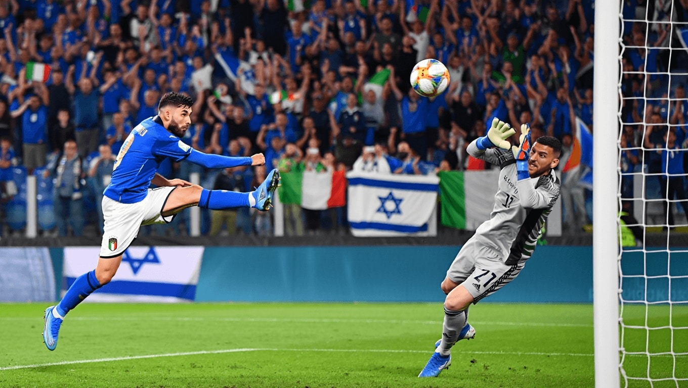 Video: Italy 3-0 Israel highlights including gorgeous Retegui goal