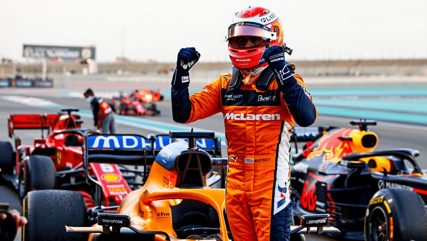 Riecco Piastri: il bouncing frena Verstappen, la Ferrari parte male