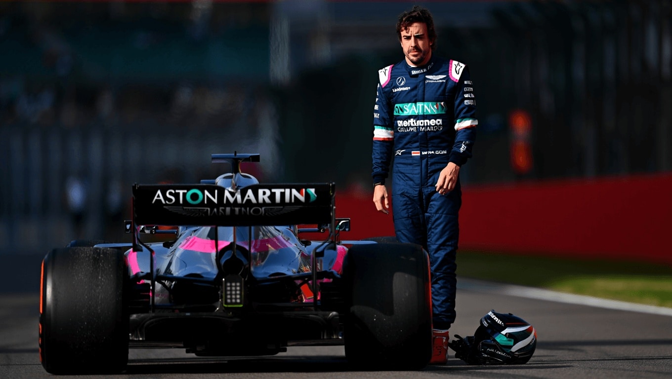 Sprofondo Aston Martin, Alonso amaro: “Problemi alla PU. Sarebbe stato importante fare chilometri…”