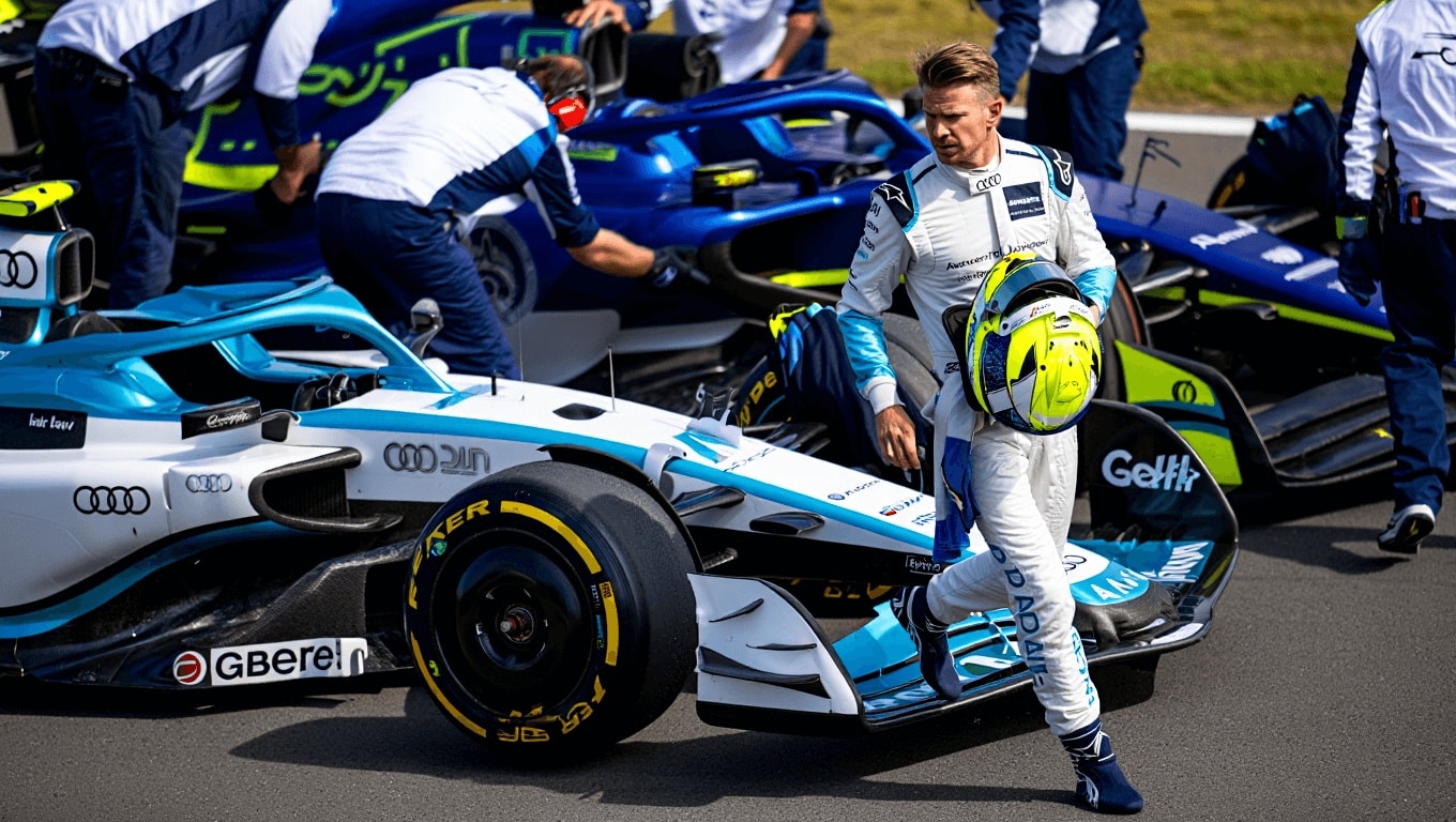 Audi avanti piano: provata una simulazione gara con Hulkenberg