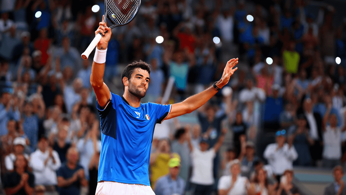 Berrettini piega in lotta Barrios Vera, avanti anche Passaro a Rio