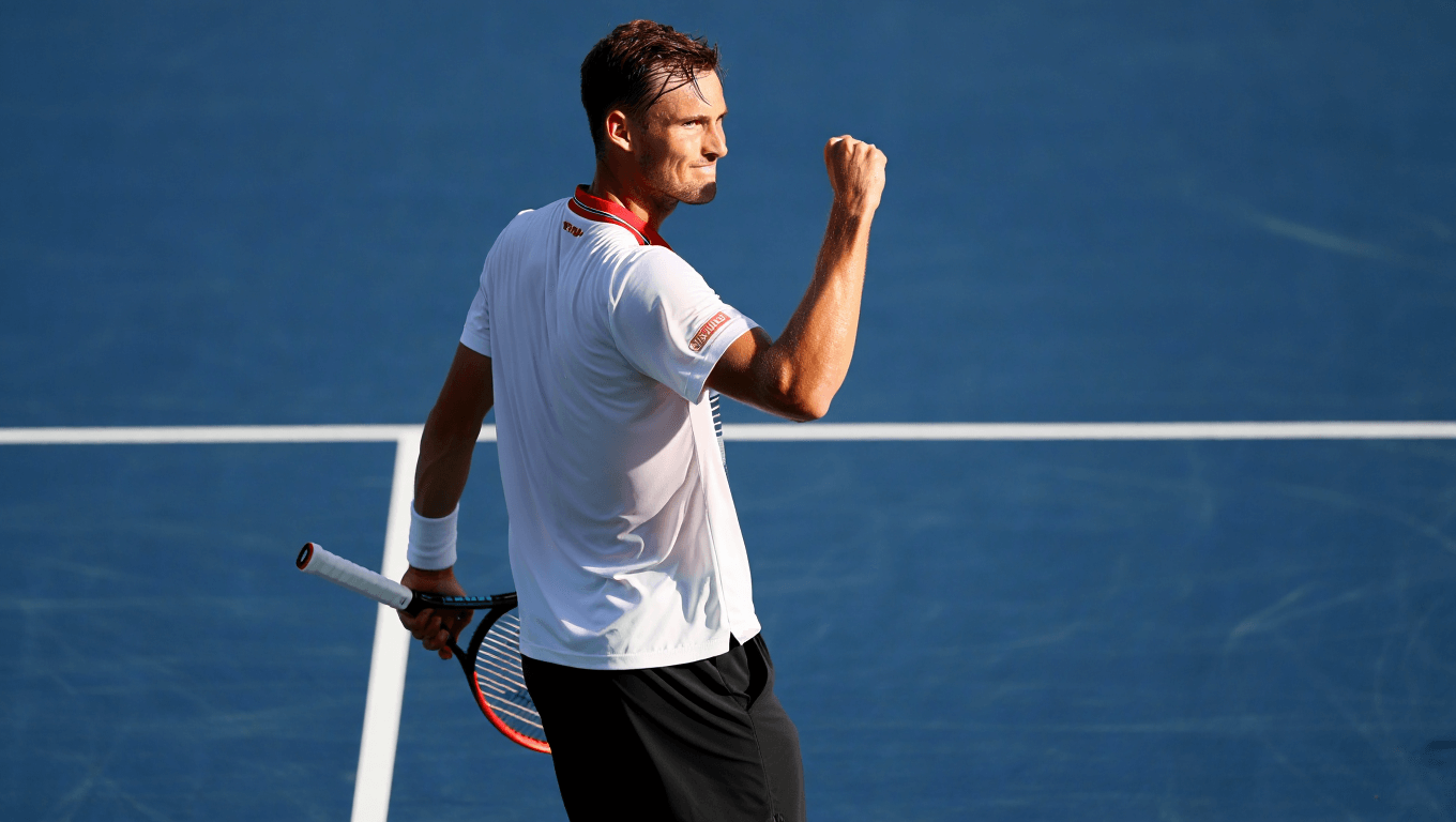 Sinner: “ Sono partito bene, soddisfatto del servizio”