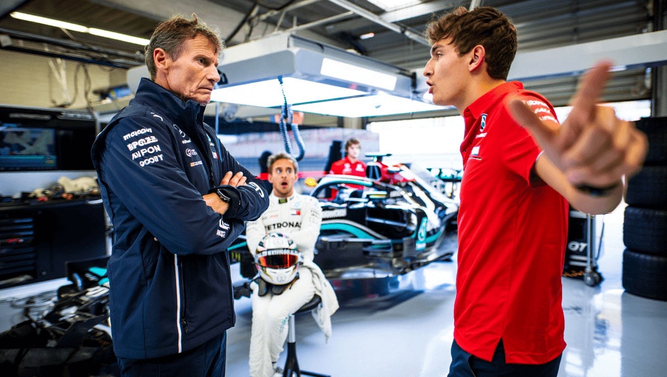 Coulthard: “Fossi in Russell dichiarerei guerra ad Antonelli in questo istante”