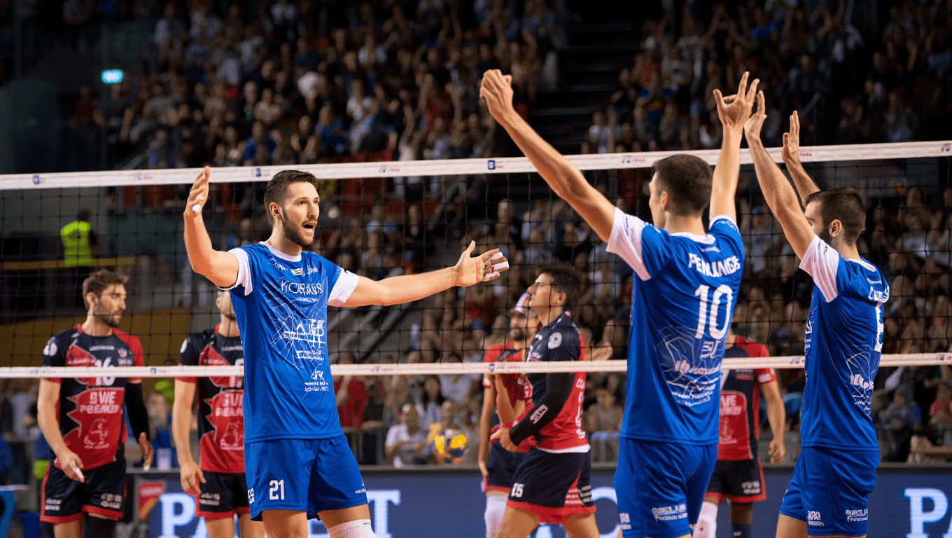 ITA M: Perugia Takes Early Edge in Semifinals