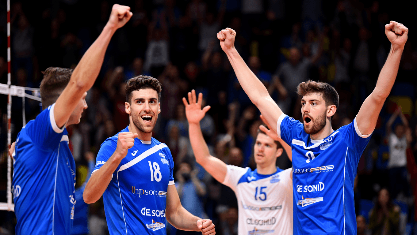 Piacenza Earn Straight-Sets Win in CEV Cup Final First Leg