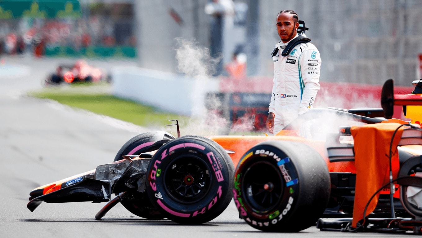 Vasseur: “Hamilton gara di sopravvivenza tra danni alla macchina e motore surriscaldato”