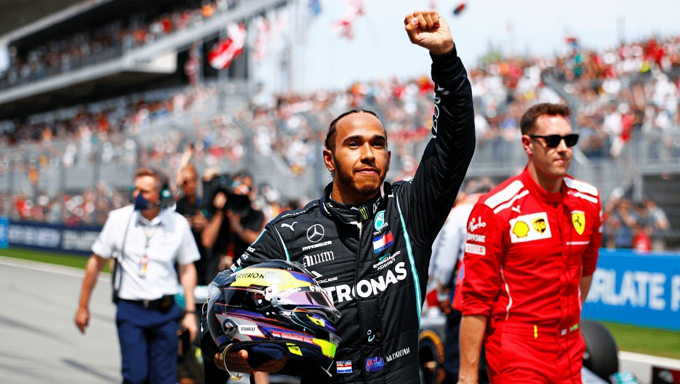 Hamilton esulta in italiano per il secondo posto in Canada: “Grazie a tutti!”