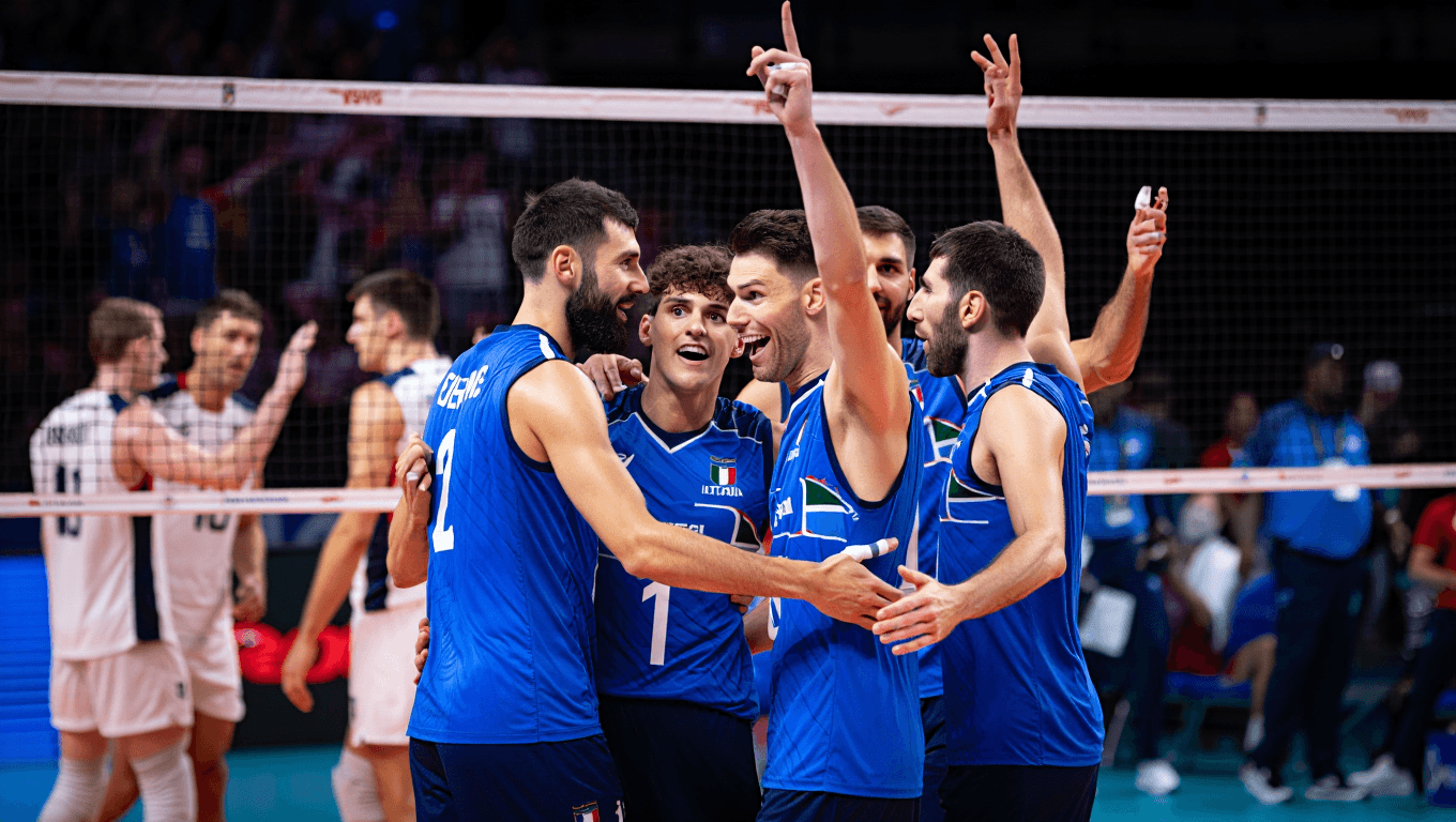 VNL M: Italy Defeated United States