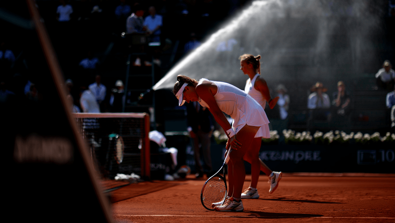 Caldo record al Roland Garros. Ed è allarme per il match di Sinner
