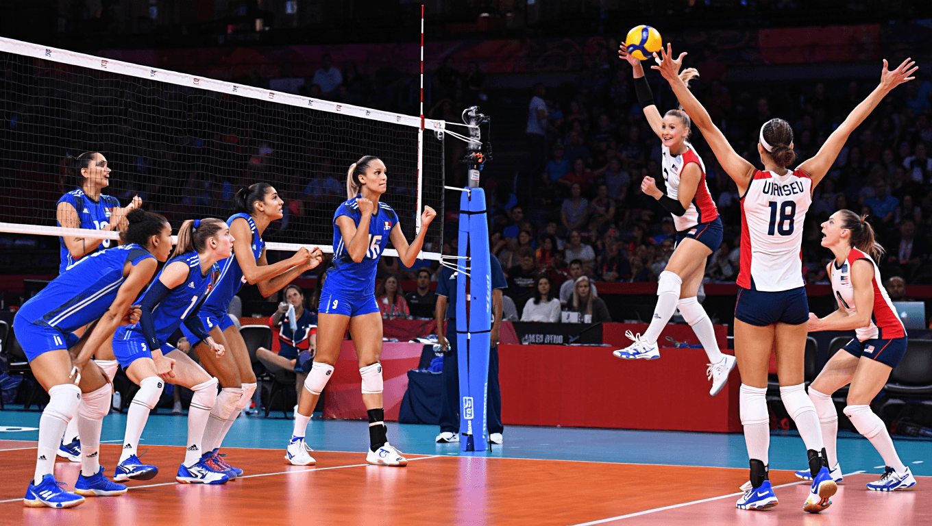 VNL W: United States Sweep Italy