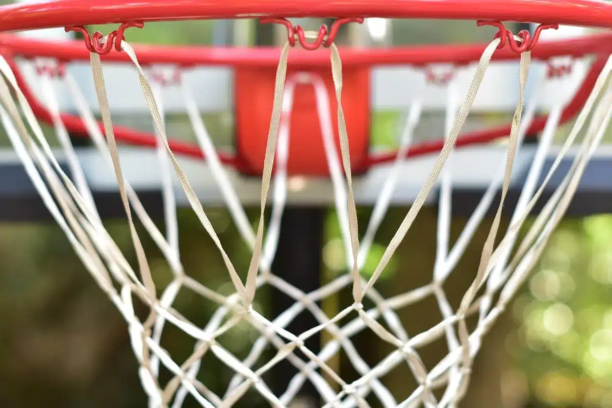 Azione decisiva in overtime con giocatore che segna e compagni che esultano